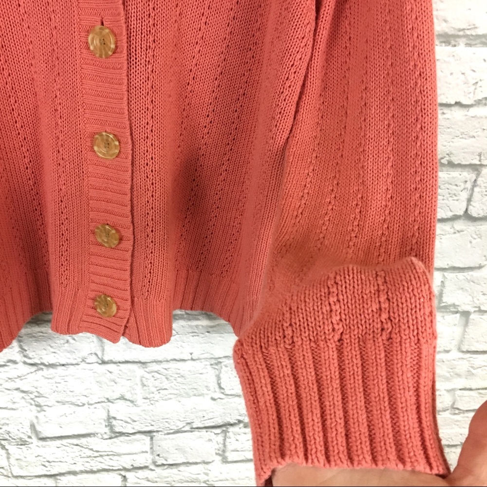 Classic Elements Chunky Knit Button Cardigan Sz Xl - image 6